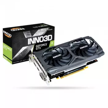 Видеокарта INNO3D GTX 1650 Twin X2 OC V2//GTX1650, HDMI, DP, DVI, 4G,D6 (N16502-04D6X-1720VA30)