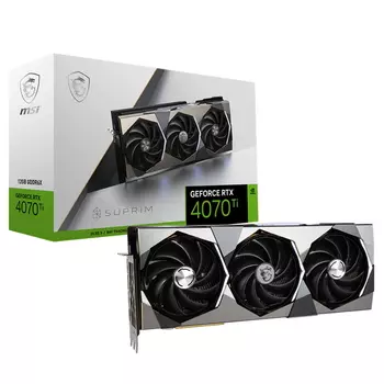 Видеокарта MSI Suprim nVidia RTX 4070 Ti 12288 21000 192 RTL [RTX 4070 Ti SUPRIM 12G]