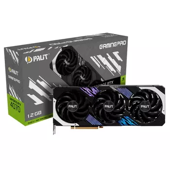 Видеокарта PCIE16 RTX4070 12GB RTX4070 GAMINGPRO 12GB PALIT