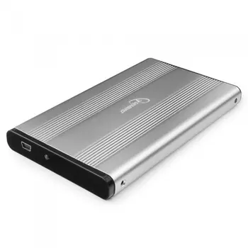 Внешний корпус 2.5" Gembird EE2-U2S-5-S, серебро, USB 2.0, SATA, металл Gembird {100}