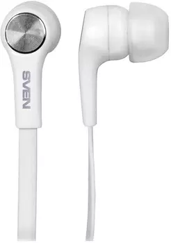 Внутриканальные стереонаушники с микрофоном SVEN E-211M, белый Sven E-211M (SV-015749)