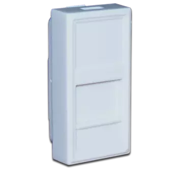 Вставка 22.5x45мм со шторкой для Кейстоуна (2шт для 45х45) (TWT-SIP-22N-WH)