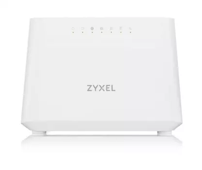 Wi-Fi роутер VDSL2/ADSL2+ Zyxel DX3301-T0, 2xWAN (GE RJ-45 и RJ-11), Annex A, profile 35b, 802.11a/b/g/n/ac/ax (600+1200 Мбит/с), EasyMesh, 4xLAN GE, 2xFXS, 1xUSB2.0 (DX3301-T0-EU01V1F)