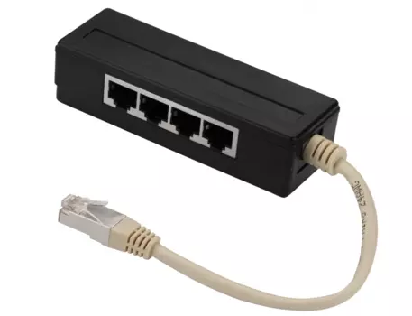 Y-адаптер, 4 параллельных порта, горизонтальный (TWT-Y-1P4H)