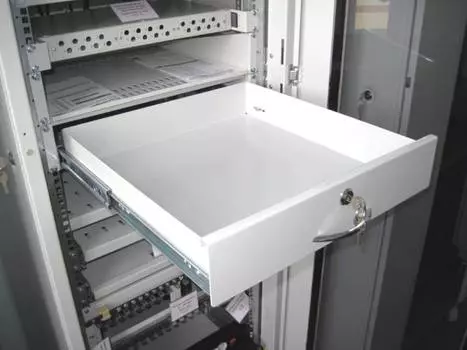 Ящик выдвижной для документации ЦМО ТСВ-Д-3U.450 3U 19" 450мм серый (упак.:1шт)