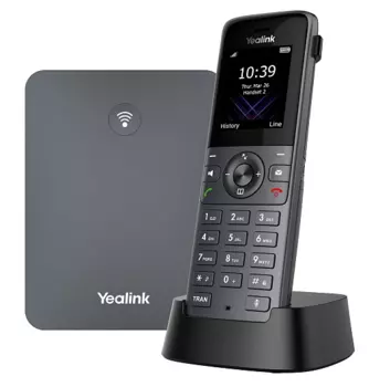 YEALINK DECT-трубка Yealink W73P DECT (база W70B+трубка W73H) до 10 SIP-аккаунтов, до 10 трубок на базу, до 20 одноврем. Вызовов (W73P)