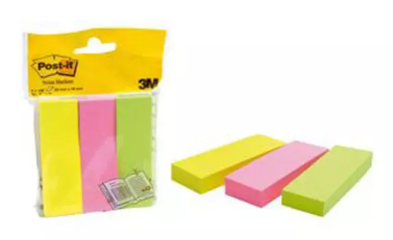 Закладки самокл. ярлыки бумажные 3M 7100172769 3цв.в упак. 100лист