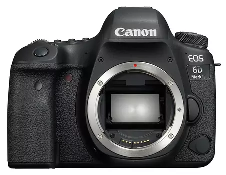 Зеркальный Фотоаппарат Canon EOS 6D Mark II черный 26.2Mpix 3" 1080p Full HD SDXC Li-ion (без объектива)