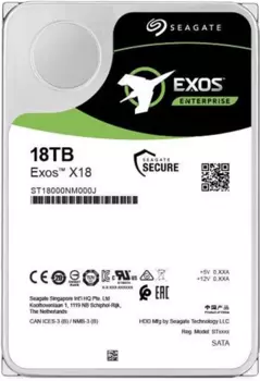 Жесткий диск Seagate SATA-III 18Tb ST18000NM000J Exos X18 512E (7200rpm) 256Mb 3.5"