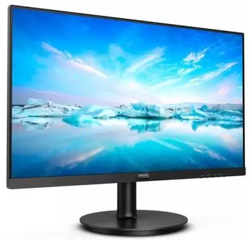 ЖК монитор PHILIPS 222V8LA 21.5" Panel VA 1920x1080 16:9 75Hz Matte 4 мс Колонки Наклон Цвет черный 222V8LA(00/01)