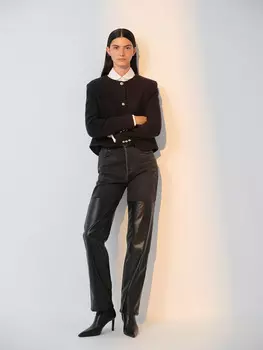 Джинсы Straight Leather от Present & Simple