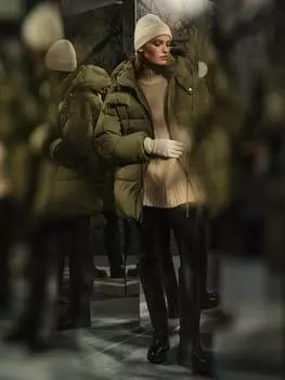 Пуховик Grenoble на кулиске от Present & Simple