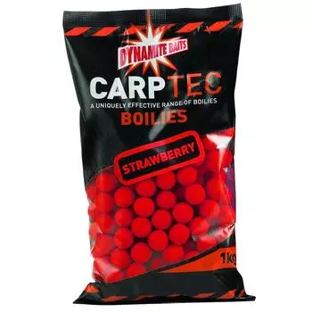 Бойли тонущие, 1кг Strawberry CarpTec DYNAMITE BAITS