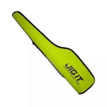 Чехол полужесткий для зимних удилищ лайм 80 см Jig It