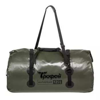 Гермобаул 125л, ПВХ, хаки/черный (TR-GB-125-HB) Трофей ТРОФЕЙ