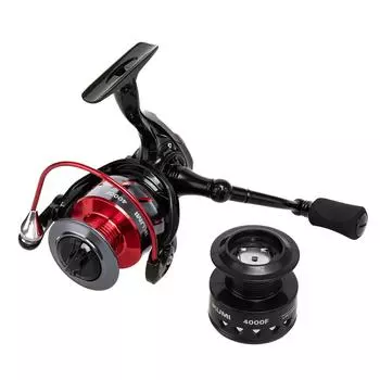 Катушка IKUMI 4000F + зап.шпуля 4+1 подшип Nisus