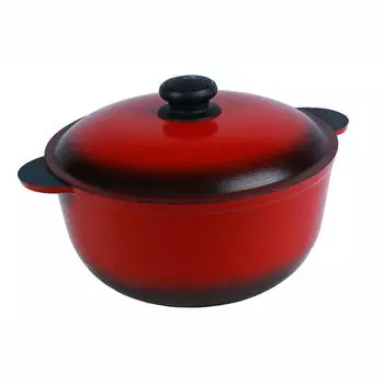 Казан с крышкой 8 л (ЛК08) Силумин