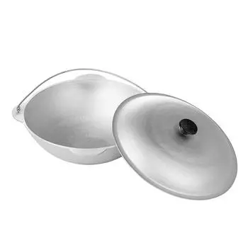 Казан татарский с крышкой объем 9 л (БКТД09к) Силумин