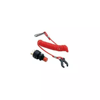 Кнопка аварийной остановки с чекой 12В 12-15 А Н3 (AES121312C4)