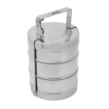 Контейнер нерж. 3 банки 16 см 555