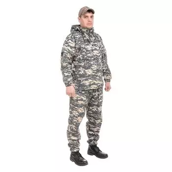 Костюм летний противоэнцефалитный СТОП-КЛЕЩ Т/С, цв.Gray Digital р.40-42/170 Helios