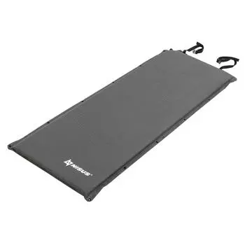 Коврик самонадув. 188x65x5 флок серый (N-005В-G) Nisus