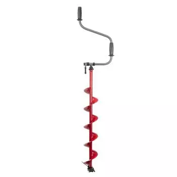 Ледобур BURAN 130R, правое вращение, цельнотянутый шнек Тонар