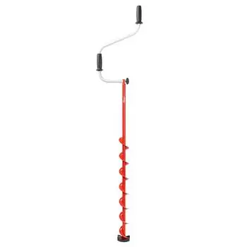 Ледобур ЛР Спорт 80 мм, левое вращение, цельнотянутый шнек Тонар