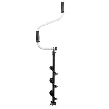 Ледобур ТОРНАДО-М2 МИНИ 100 мм, без чехла, левое вращение, транспортировочная 61 см Тонар