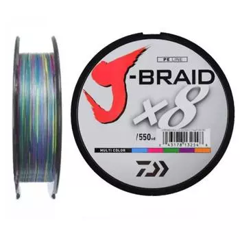 Леска плетеная J-Braid X8 мультиколор 150m DAIWA
