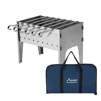 Мангал разборный Тонар + 6 шампуров (2 мм, сумка)