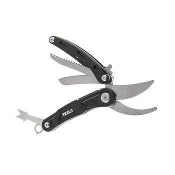 Мультитул МТ-06 садовый, нержавеющая сталь, алюминиевая рукоятка 530171 TESLA