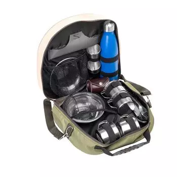 Набор для пикника на 4 персоны с термобутылкой (PR-4-1) Premier Fishing