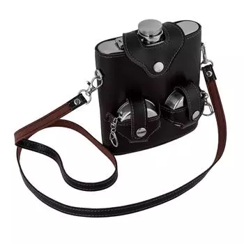 Набор подарочный с фляжкой и стаканами GT