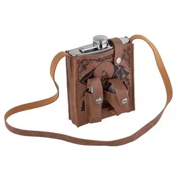 Набор Волк (фляжка 540 мл + 3 стопки + мультитул) GT