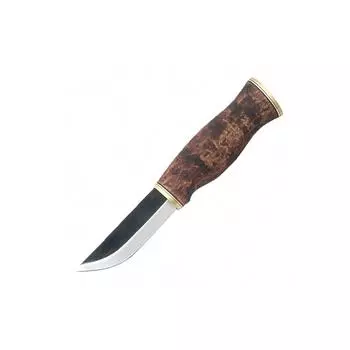 Нож Leuku AH_9609 - с фиксир.клинком, дерев.рук-ть,90мм. клинок W75 Ahti