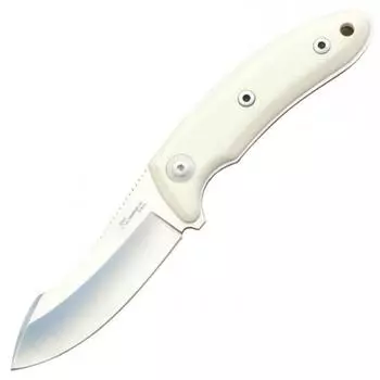 Нож рукоять белая микарта KZ_NFX/WM Kagemusha Ivory Micarta Katz