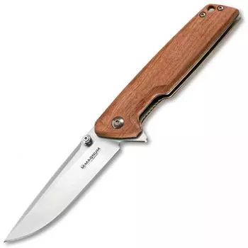 Нож склад., дерев. рук-ть, клинок 440А BK01MB723 Straight Brother Wood Boker
