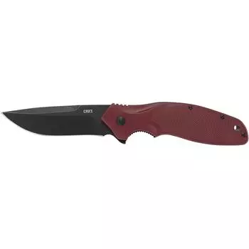 Нож складной, рук-ть бордовый нейлон, клинок 1.4116 CRKT_K800RKP Shenanigan Maroon