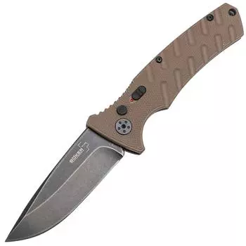 Нож складной серая рукоять G10, сталь AUS-8 BK01BO424 Strike Coyote Boker