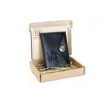 Обложка для паспорта Черный Лось Пергама