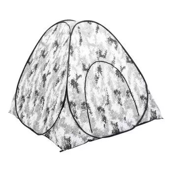 Палатка зимняя автомат утепленная 1,5*1,5 КМФ цифра дно на молнии (PR-D-TNC-040-1.5) Premier Fishing