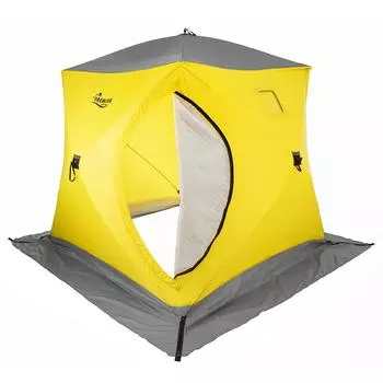 Палатка зимняя утепл. Куб-2 желтый/серый (PR-WFSCI-180YG) Premier Fishing
