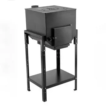 Печь под казан с конфорками (d 330-394 мм) SMART (HS-GS-OMK) Helios