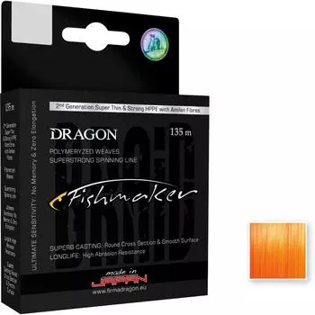 Шнур Fishmaker 135 м Orange Dragon