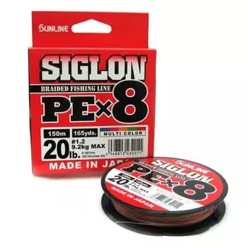 Шнур SIGLON PE8 150M (Light Green) Sunline