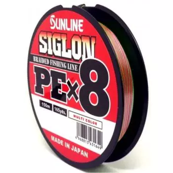 Шнур SIGLON PE8 150M (Multikolor 5C) Sunline