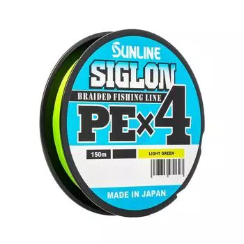 Шнур SIGLON PE4 150 м (Light green) Sunline