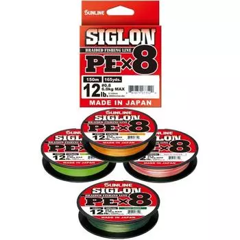 Шнур SIGLON PE8 150M (Light Green) Sunline