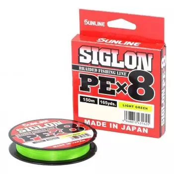 Шнур SIGLON PE8 150M (Light Green) Sunline